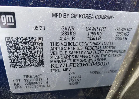 KL77LFE21RC045010